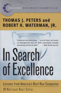 In Search of Excellence