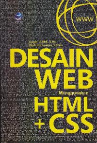 Desain web menggunakan HTML + CSS