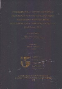 Pengembangan Sistem Informasi Pengadaan Barang Dengan Model Wilson Dan Probabilistik Sederhana Pada Perusahaan Dagang (Studi Kasus : PT. X)