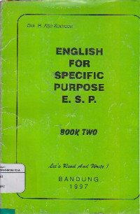 Image of English For Specific Purpose E.S.P Book Two