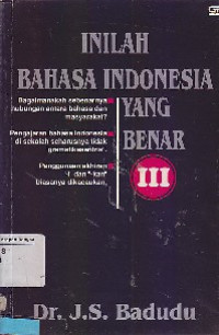 Image of Inilah Bahasa Indonesia Yang Benar