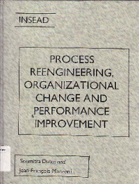 Image of Process Reengineering, Organizational Change And Performance Improvement