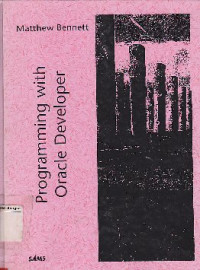 Image of Programming With Oracle Developer