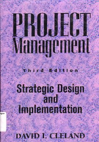 Image of Project Management : Strategic Design And Implementation