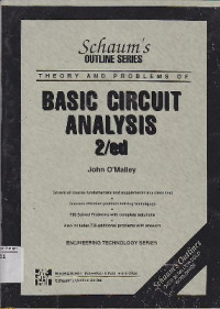 Image of Schaum's Outline Of Theory And Problems Of Basic Circuit Analysis