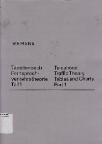 Image of Telephone Traffic Theory Tables And Charts
