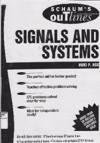 Image of Schaum's Outline Of Theory And Problems Of Signals And Systems