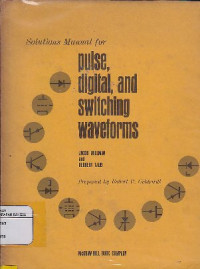 Image of Solutions Manual For Pulse, Digital, And Switching Waveforms