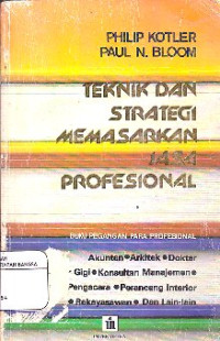 Image of Teknik Dan Strategi Memasarkan Jasa Profesional