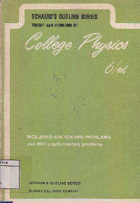 Image of Theory And Problems Of College Physics