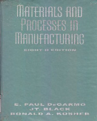 Image of Materials And Processes In Manufacturing