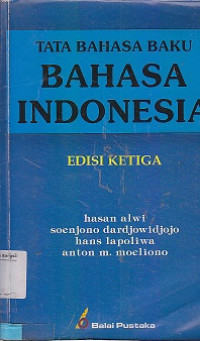 Image of Tata Bahasa Baku Bahasa Indonesia (Ed.3)