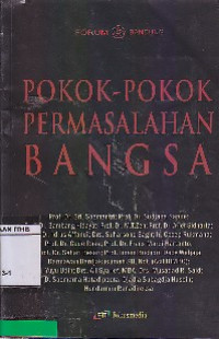 Image of Pokok - Pokok Permasalahan Bangsa