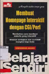 Image of Belajar Sendiri Membuat Homepage Interaktif dengan CGI/Perl