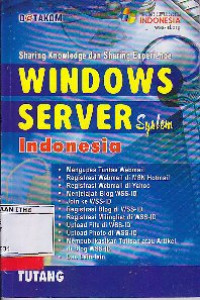 Image of Sharing Knowledge And Sharing Experience : Windows Server System Indonesia