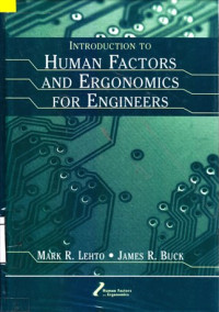 Image of Introduction to Human Factors And Ergonomics for engineers