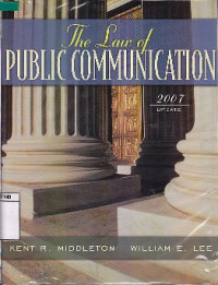 Image of THE LAW OF PUBLIC COMMUNICATION