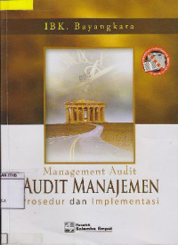 Image of MANAGEMENT AUDIT, AUDIT MANAJEMEN:Prosedur dan Implementasi