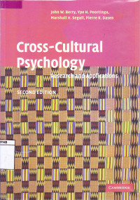 Image of Cross-Cultural Psychology