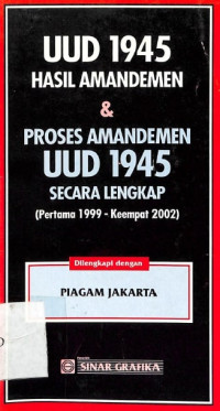 Image of UUD 1945 Hasil Amandeman dan proses amandemen UUD 1945 secara lengkap