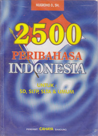 Image of 2500 Peribahasa Indonesia