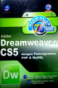 Image of Mahir dalam 7 hari Adobe Dreamweaver CS4