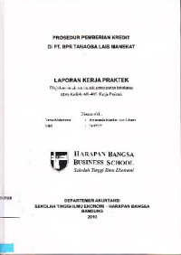Image of Prosedur pemberian kredit di PT BPR Tanaoba Lais Manekat