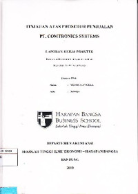 Image of Tinjauan atas prosedur penjualan PT. Comstronics Systems