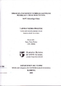 Image of Tinjauan Sistem Informasi Akuntansi Pembelian Lokal Barang/Jasa di PT Schott Igar Glass