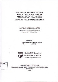 Image of Tinjauan Atas Prosedur Pencatatan Penjualan Perusahaan Franchise di PT. Mitra Yomart Sejati