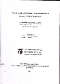 Image of Tinjauan Pengendalian Sistem Distribusi pada PT. Schott Igar Glass