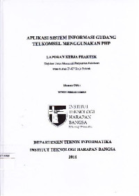 Image of Aplikasi Sistem Informasi Gudang Telkomsel Menggunakan PHP
