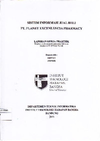 Image of Sistem Informasi Jual Beli PT Planet Excenlencia Pharmacy