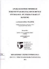 Image of Aplikasi Sistem Informasi Dokumentasi Digital Divisi Humas Studi Kasus : PT. Pikiran Rakyat Bandung