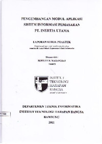 Image of Pengembangan Modul Aplikasi Sistem Informasi Pemasaran PT. Inertia Utama