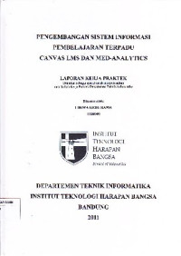 Image of Pengembangan Sistem Informasi Pembelajaran Terpadu Canvas LMS dan Med-Analytics