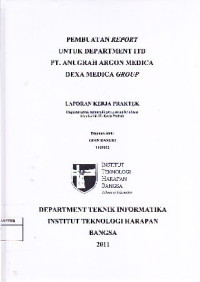 Image of Pembuatan Report untuk Departement ITD PT Anugrah Argon Medica Dexa Medica Group