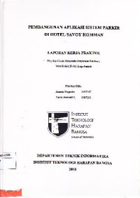 Image of Pembangunan Aplikasi Sistem Parkir di Hotel Savoy Homman