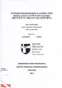 Image of Integrated Resource Planning Web Based Application Part Master Aircraft PT Dirgantara Indonesia