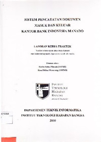 Image of Sistem Pencatatan Dokumen Masuk dan Keluar Kantor Bank Indonesia Manado