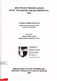 Image of Bus Ticket Reservation di PT. Telekomunikasi Indonesia, Tbk