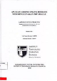Image of Aplikasi Absensi Online Berbasis Web Menggunakan PHP Oracle