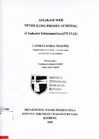 Image of Aplikasi Web Pendukung Proses Auditing di Industri Telekomunikasi (PT. INTI)