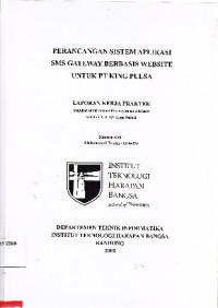 Image of Perancangan Sistem Aplikasi SMS Gateway Berbasis Website untuk PT. King Pulsa