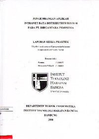 Image of Pengembangan Aplikasi Intranet Data Distribution System pada PT. Dirgantara Indonesia