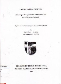 Image of Perancangan Perangkat Lunak Simulasi Barcode di PT. Dirgantara Indonesia