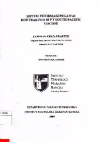 Image of Sistem Informasi Pegawai Kontraktor di PT. South Pacific Viscose