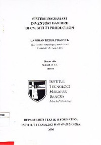 Image of Sistem Informasi Inventori dan HRD di CV. Multi Production