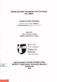 Image of Sistem Informasi Manajemen Bus Pariwisata PO. MIOS