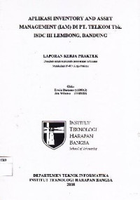 Image of Aplikasi Inventory and Asset Management (IAM) di PT. Telkom. Tbk ISDC III Lembong Bandung